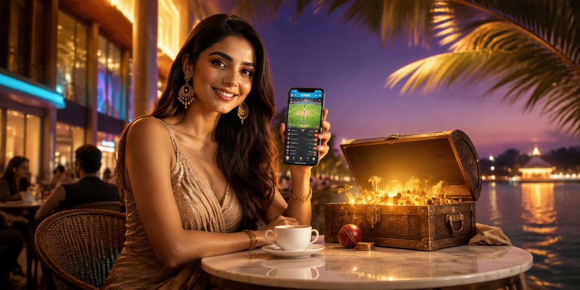 Excited sports bettors watching live cricket with betting offers in Delhi