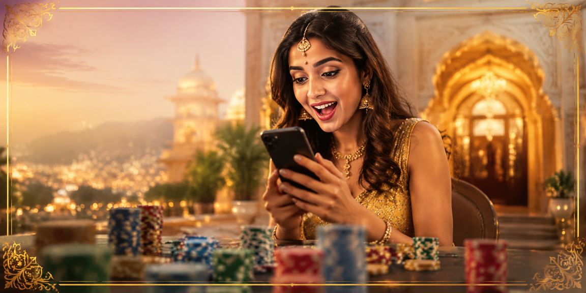 India Andar Bahar casino game with player